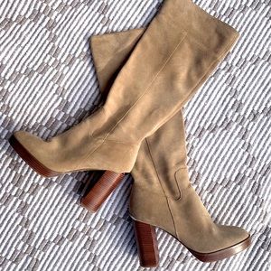 Michael Kors Suede Knee High Boots